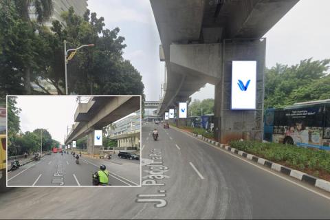 LED BLOK M STATION – SET 3 JL. PANGLIMA POLIM, KEBAYORAN BARU