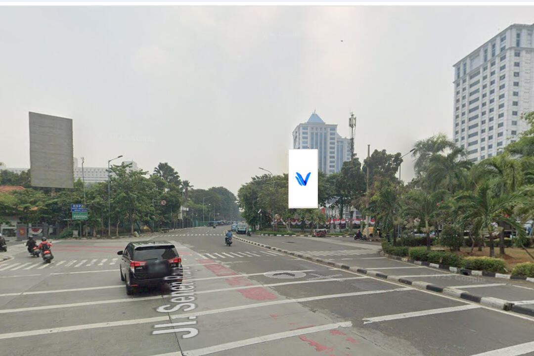 Billboard Jl. Senen Raya No. 7, Jakarta Pusat