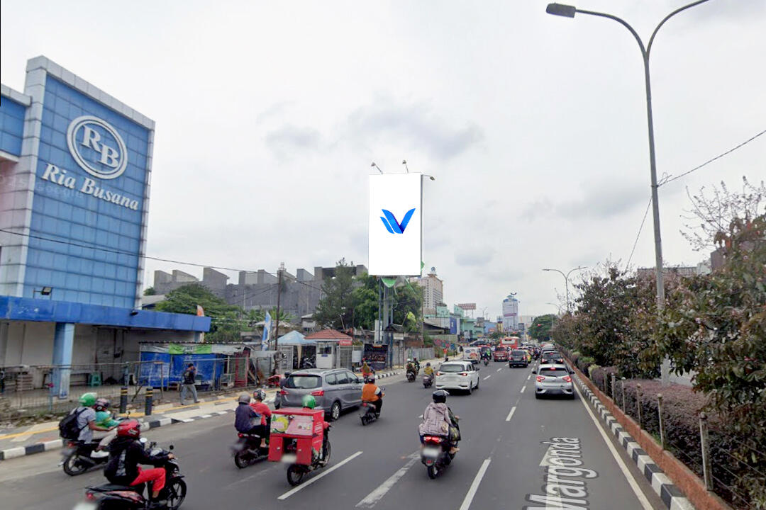 Billboard JL. Margonda Raya - Mobil88, Depok