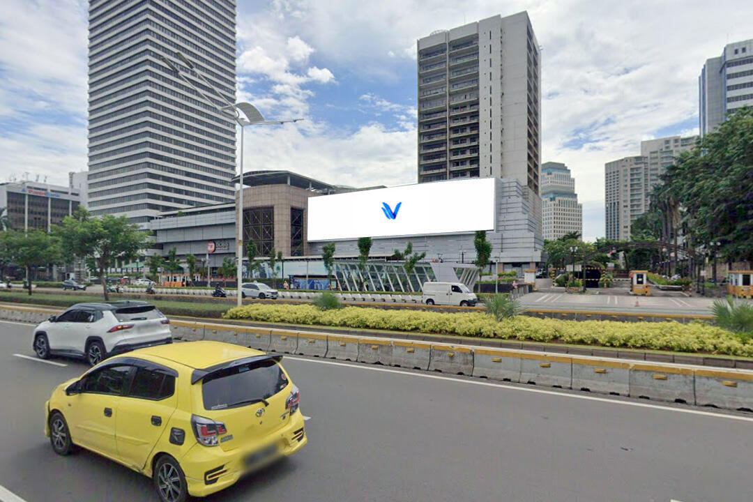 Videotron Jl. Jend Sudirman (Ratu Plaza), Jakarta Pusat