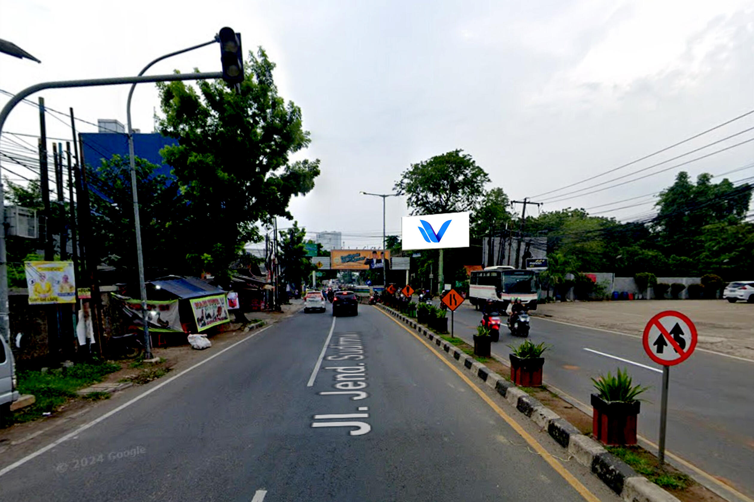 Billboard Jl. Jend. Sudirman - Jl. Guntur, Bekasi
