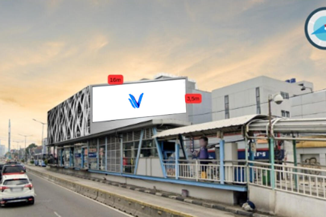 Videotron Halte Petojo Jl. Suryopranoto, Jakarta Pusat