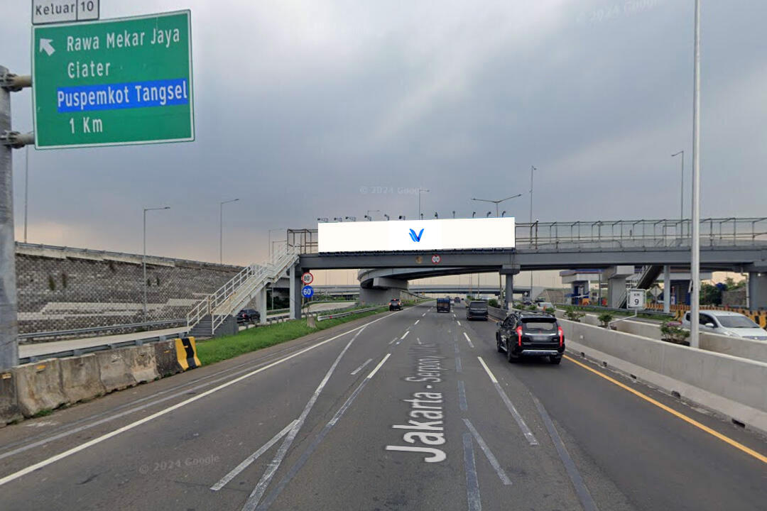 Billboard Jl. Jakarta - Serpong (JPO KM 09+00 A), Tangerang Selatan