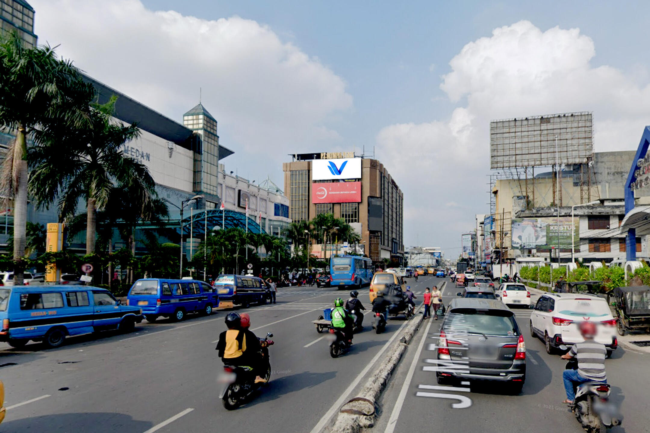 Billboard JL. MT. HARYONO (ATAS) GEDUNG OLYMPIA PLAZA, MEDAN