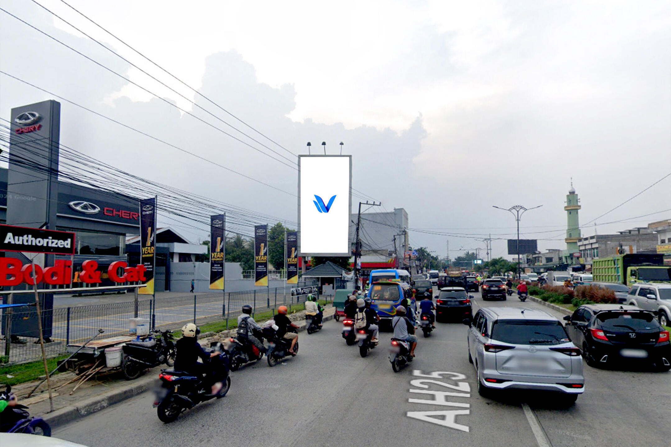 Billboard Jl. SM. Raja (Dekat Ratu Mobil), Medan