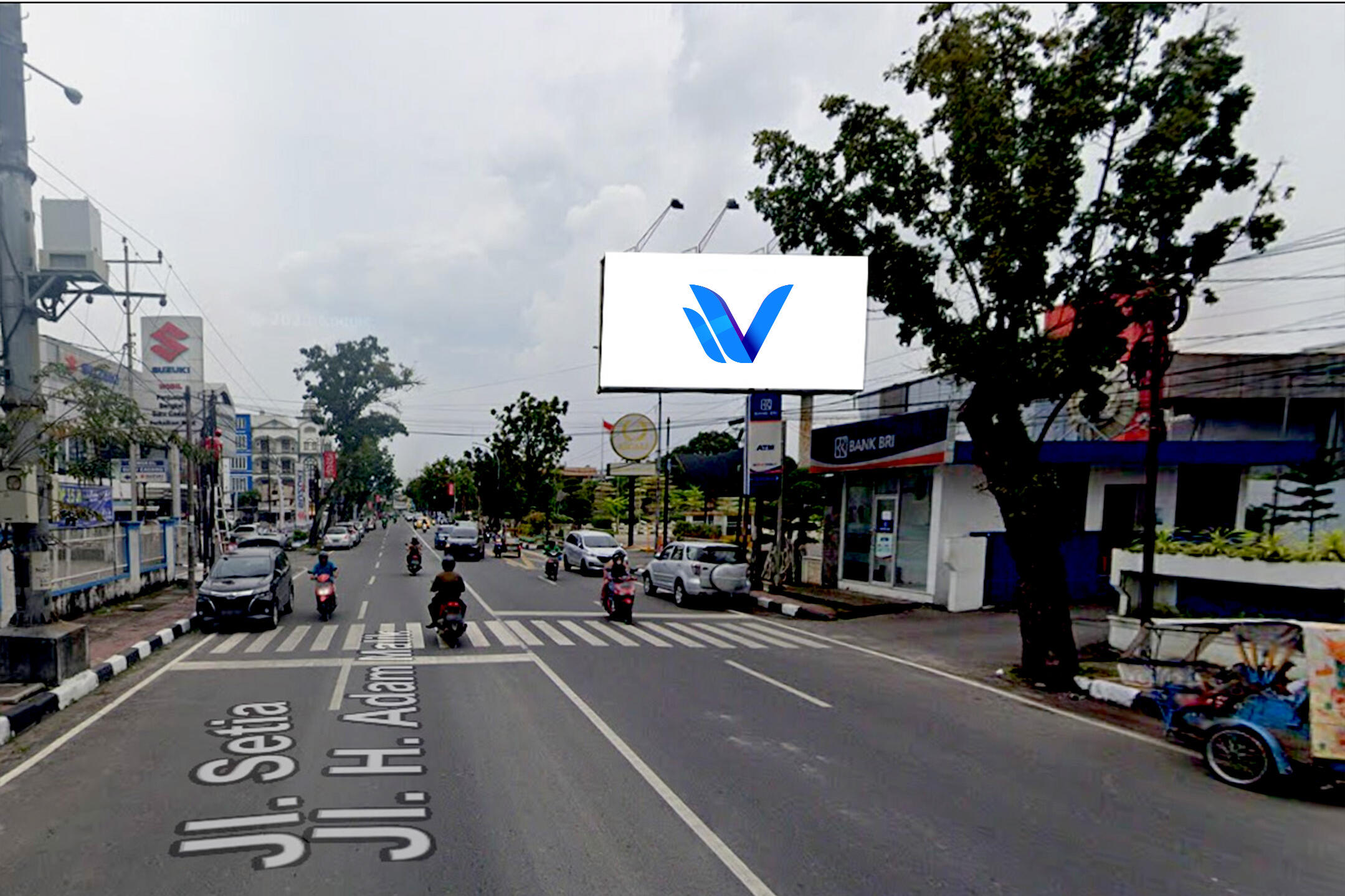 Billboard Jl. Adam Malik (Regale), Medan