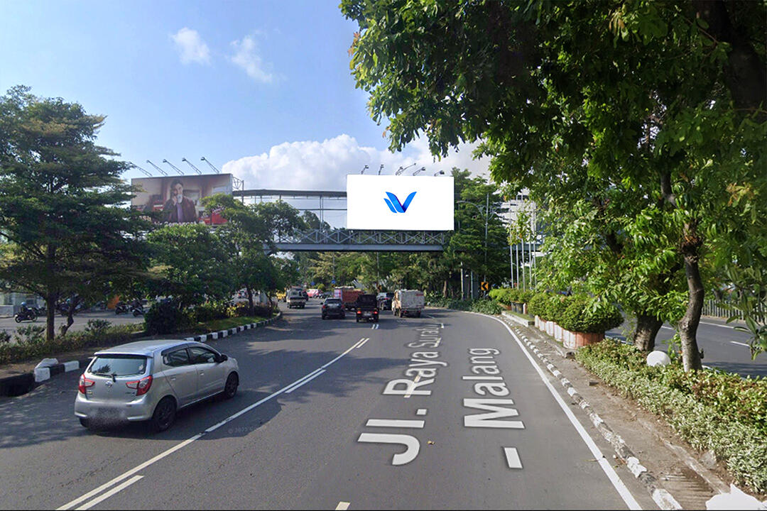 Billboard JPO Jl. A. Yani (Dekat Taman Pelangi), Surabaya