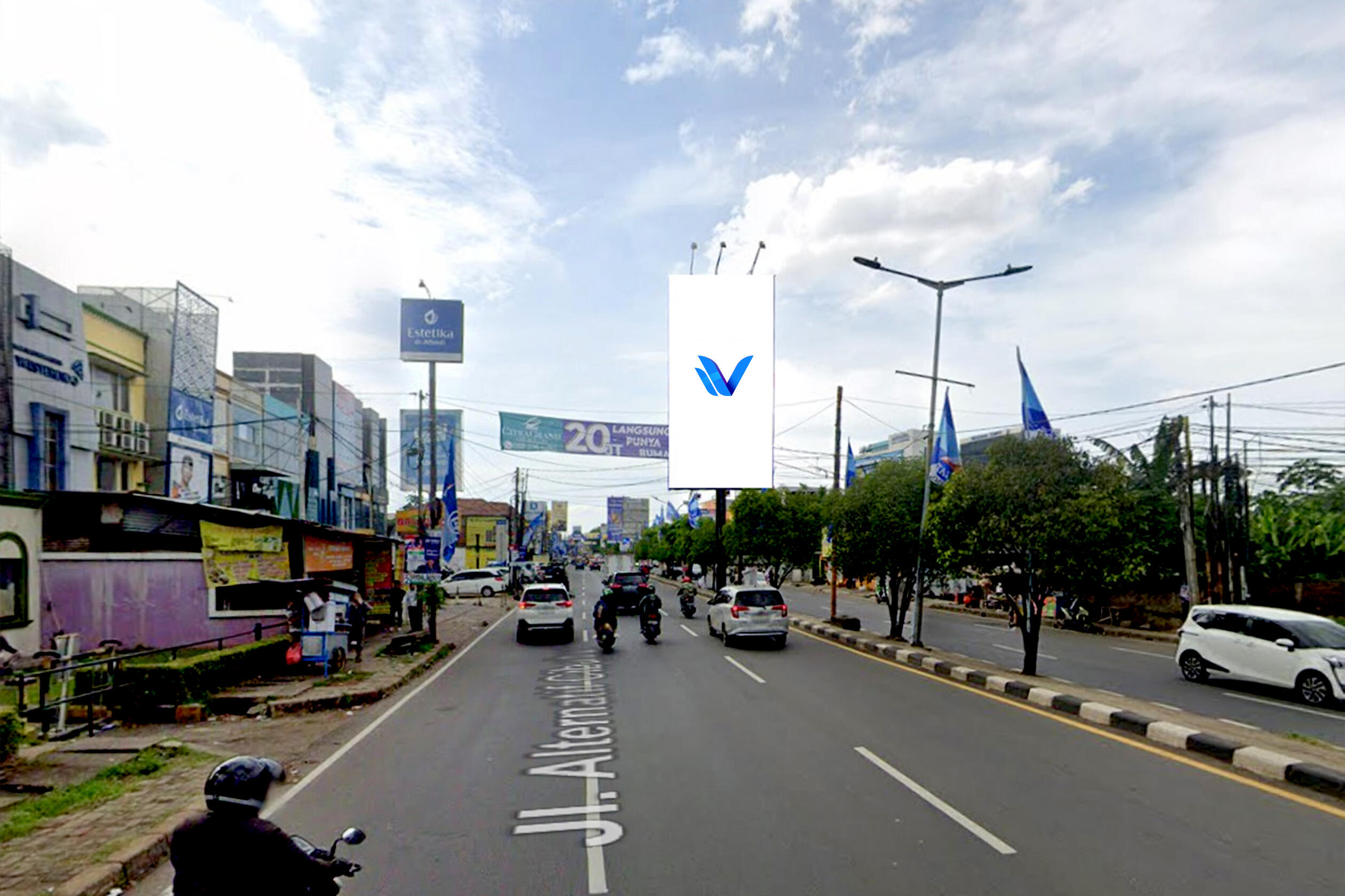 Billboard JL. Alternatif Cibubur (Depan Ruko Estetika), Bekasi