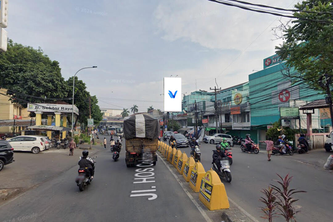 Billboard Jl. Hos Cokroaminoto CBD (BCA) Ciledug, Tangerang Kota