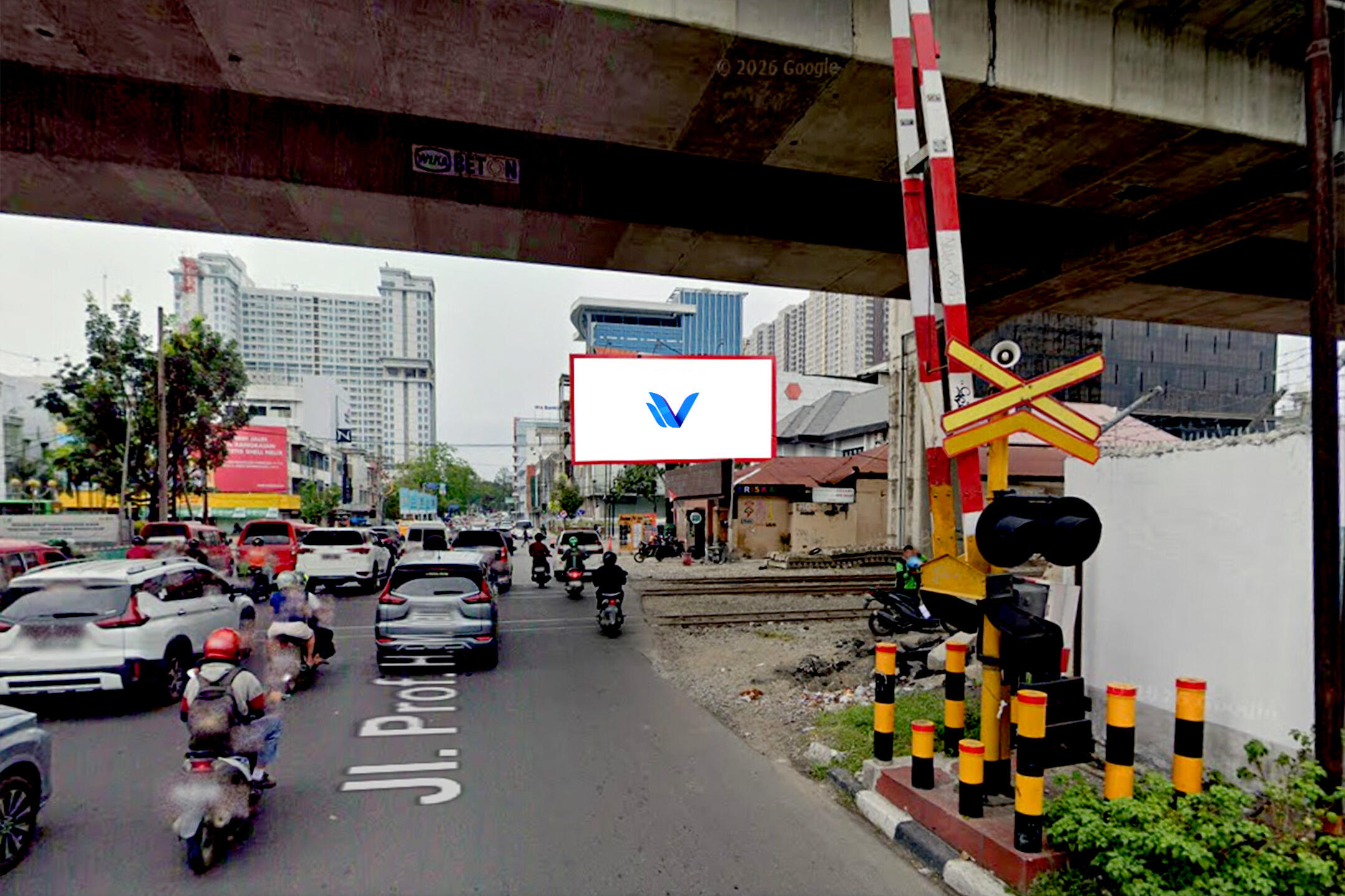 Billboard Jl. HM Yamin Simp. Jl. Gaharu, Medan