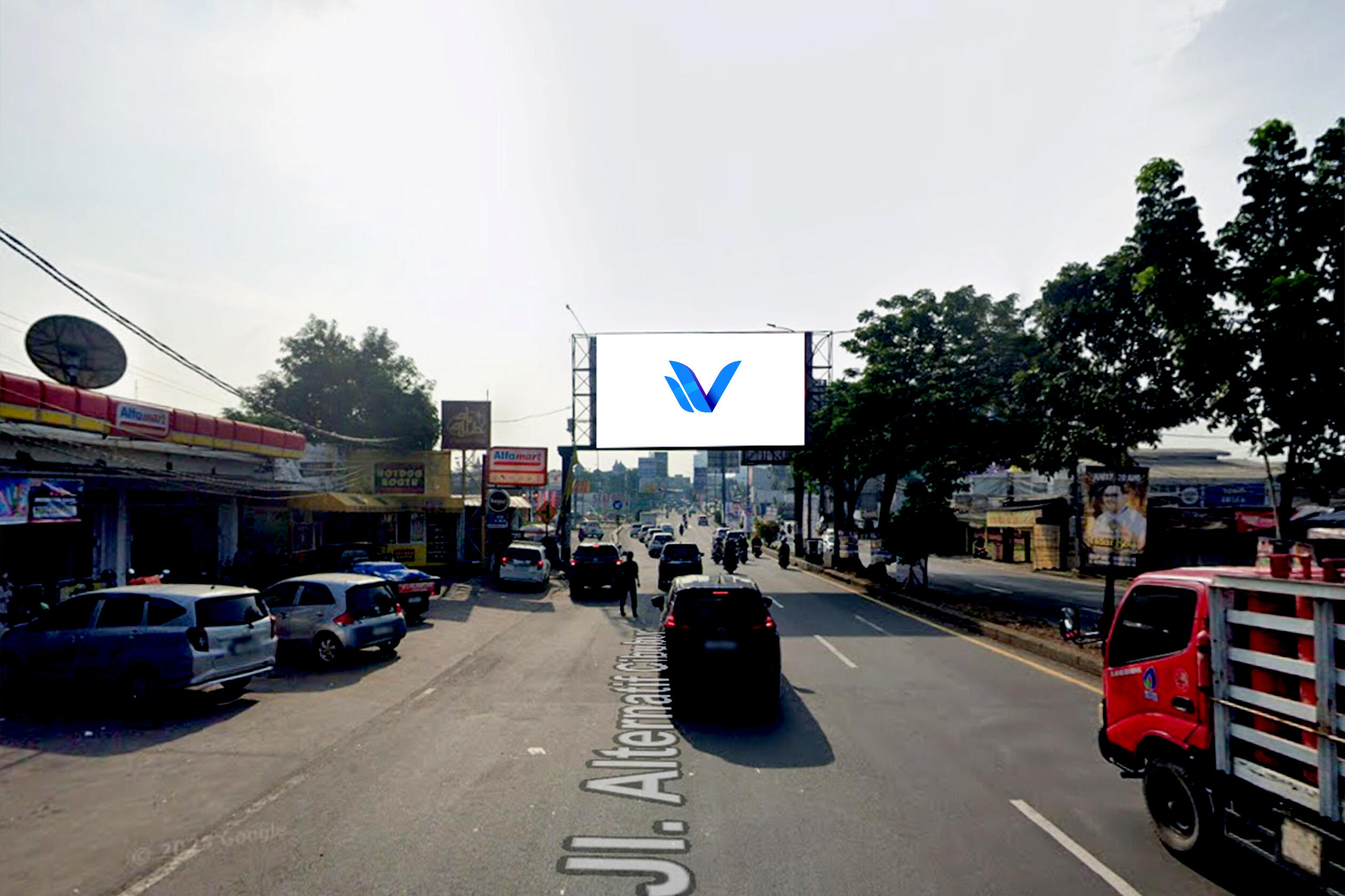 Videotron JL. Alternatif Cibubur (Enterance Tol Jatikarya), Bekasi