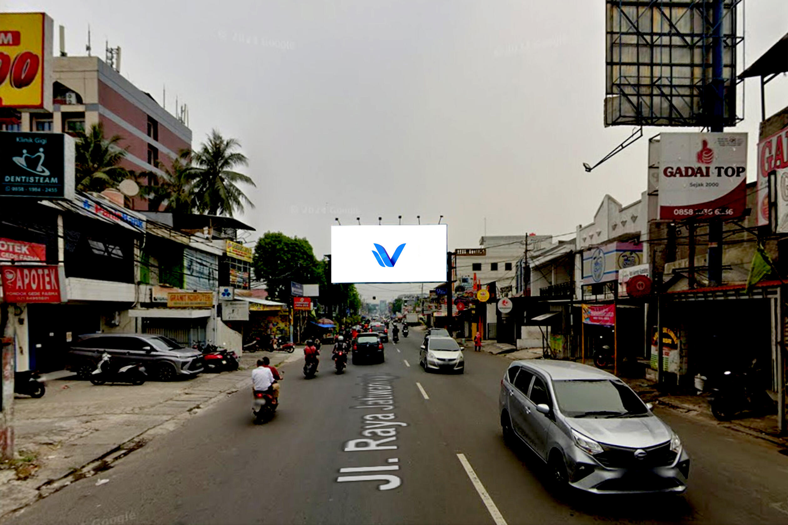 Billboard JL. Jatiwaringin (depan Univ Islam As - Syafiiyah), Bekasi