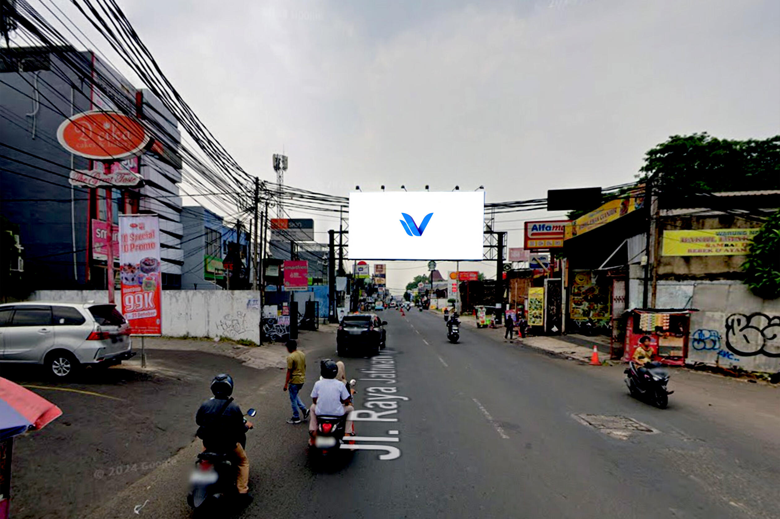 Billboard JL. Jatiwaringin (Spbu Shell), Bekasi