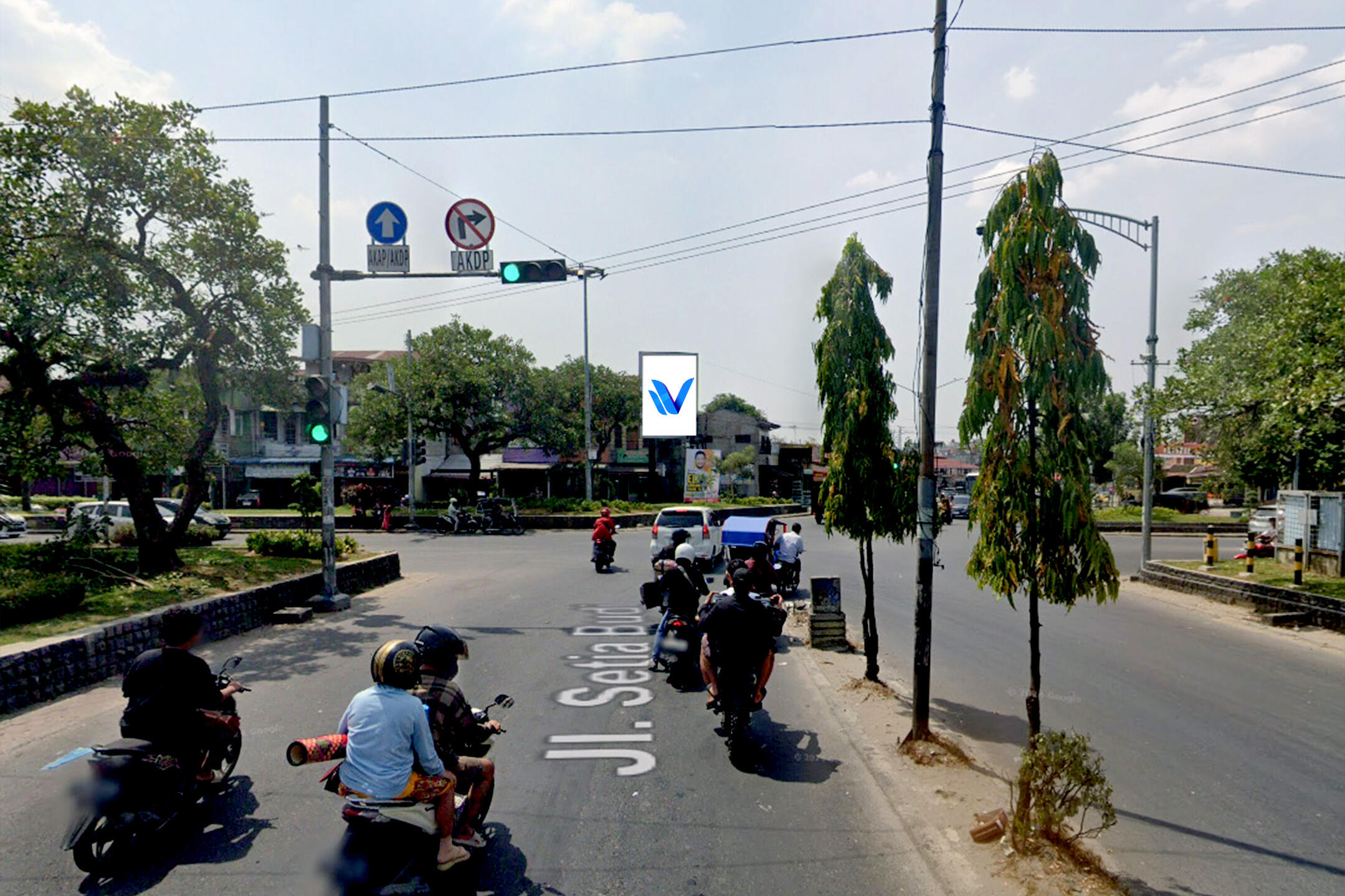 Baliho JL. SETIA BUDI SP. JL. FLAMBOYAN RAYA, MEDAN