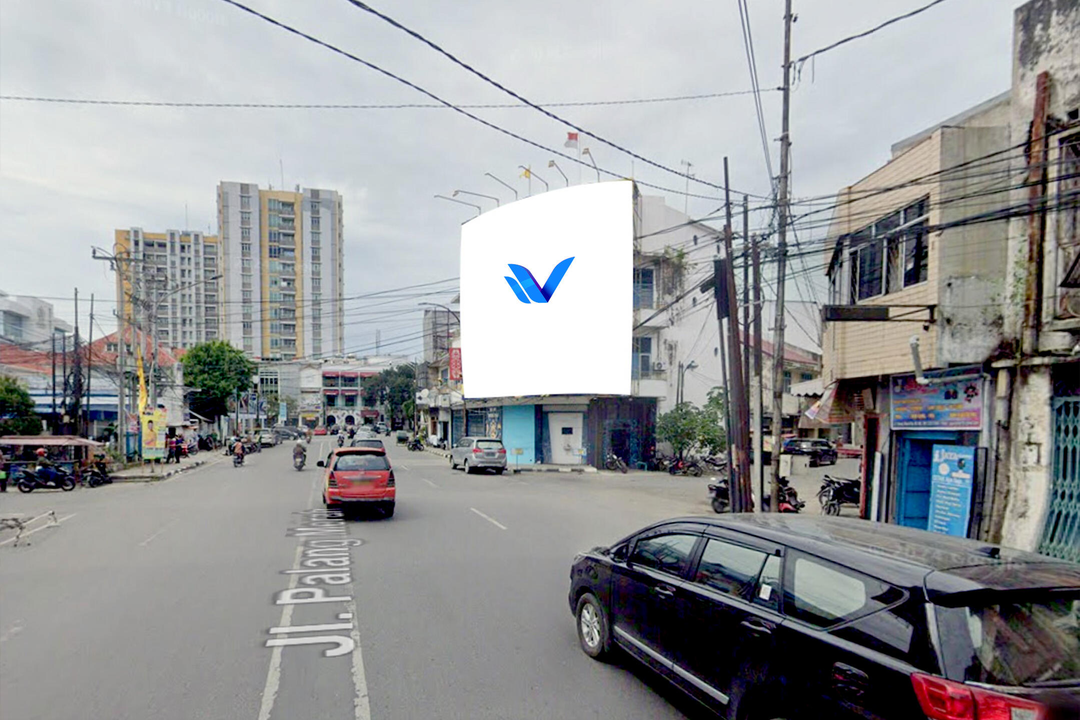 Billboard Jl. Palang Merah Jaya Mobil, Medan