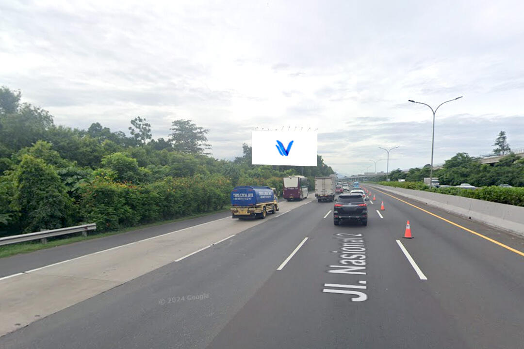 Billboard Tol Jagorawi KM 09 + 400 A, Jakarta Timur