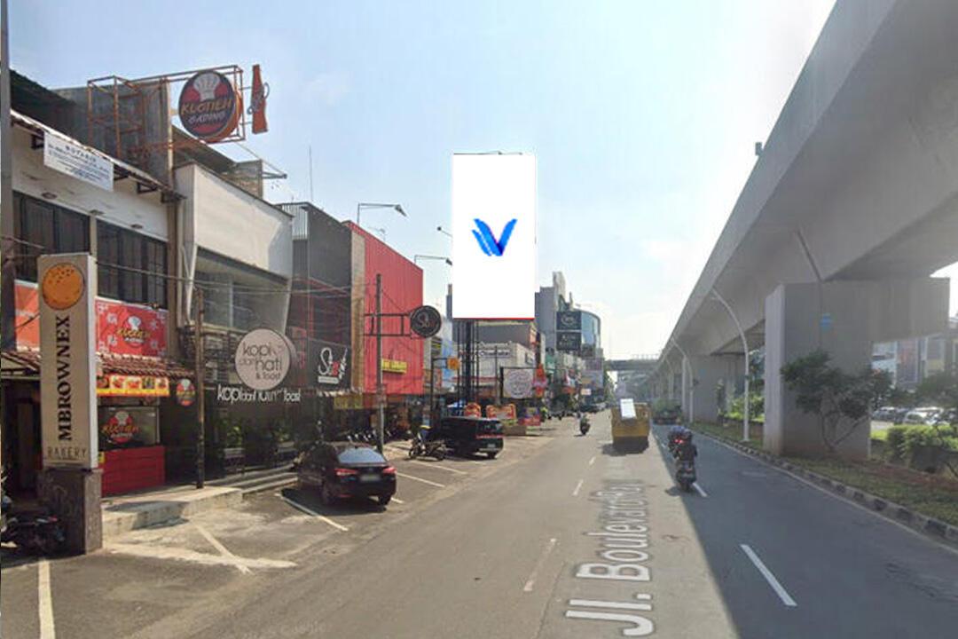 Billboard Jl. Boulevard Kelapa Gading, Jakarta Utara