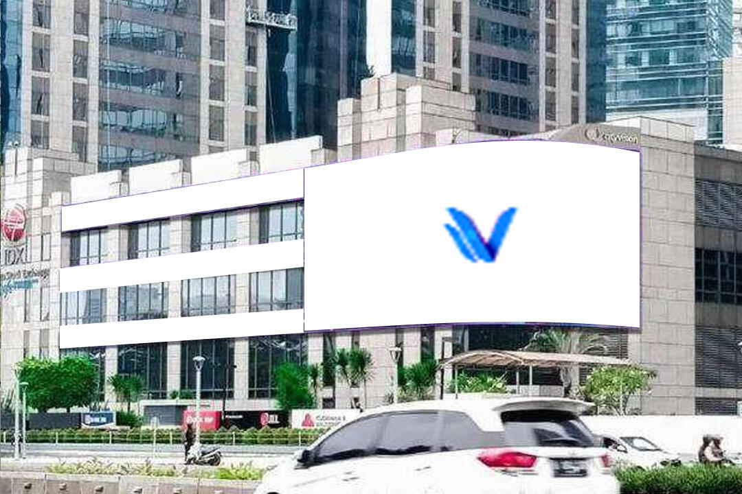 Videotron The Iconic Bursa Efek LED Jl. Jendral Sudirman, Jakarta Pusat