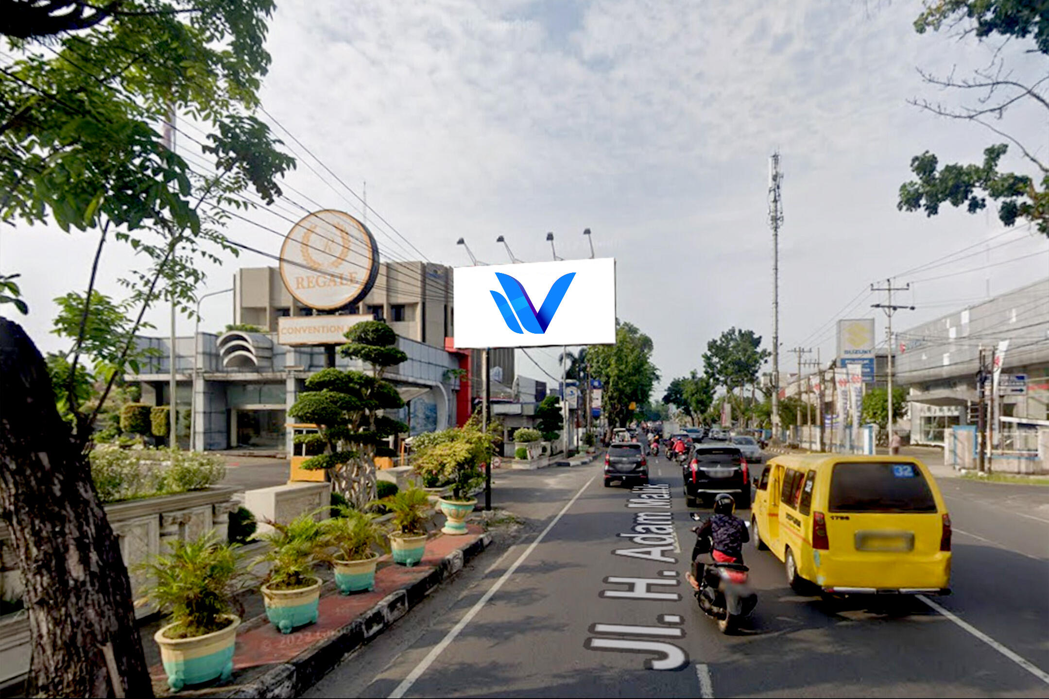 Billboard Jl. Adam Malik (Regale), Medan