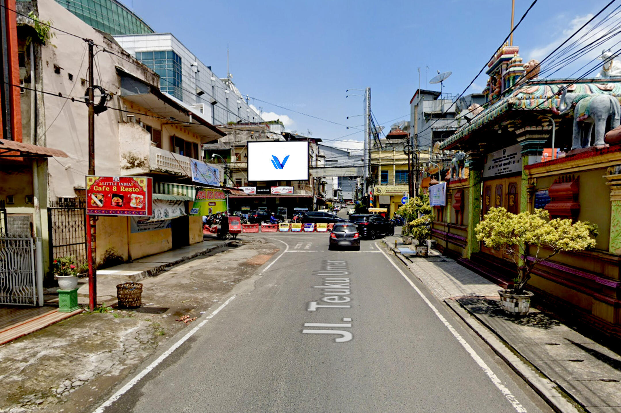 Billboard Jl. Zainul Arifin sp Teuku Umar, Medan