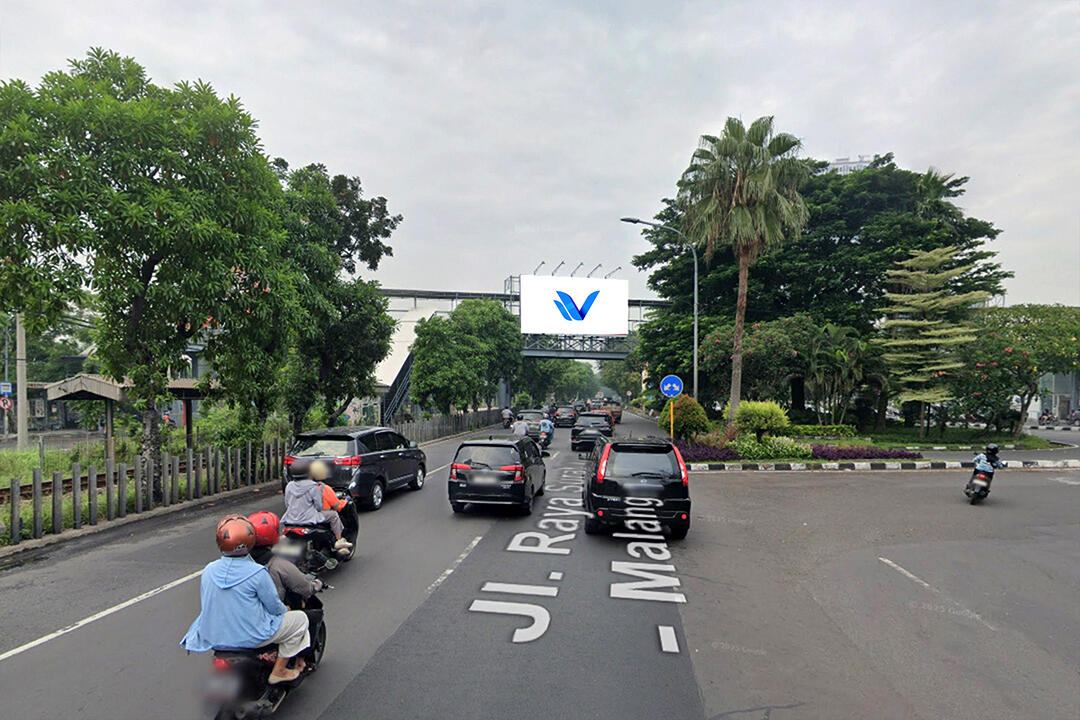 Billboard JPO Jl. A. Yani (Dekat Taman Pelangi), Surabaya