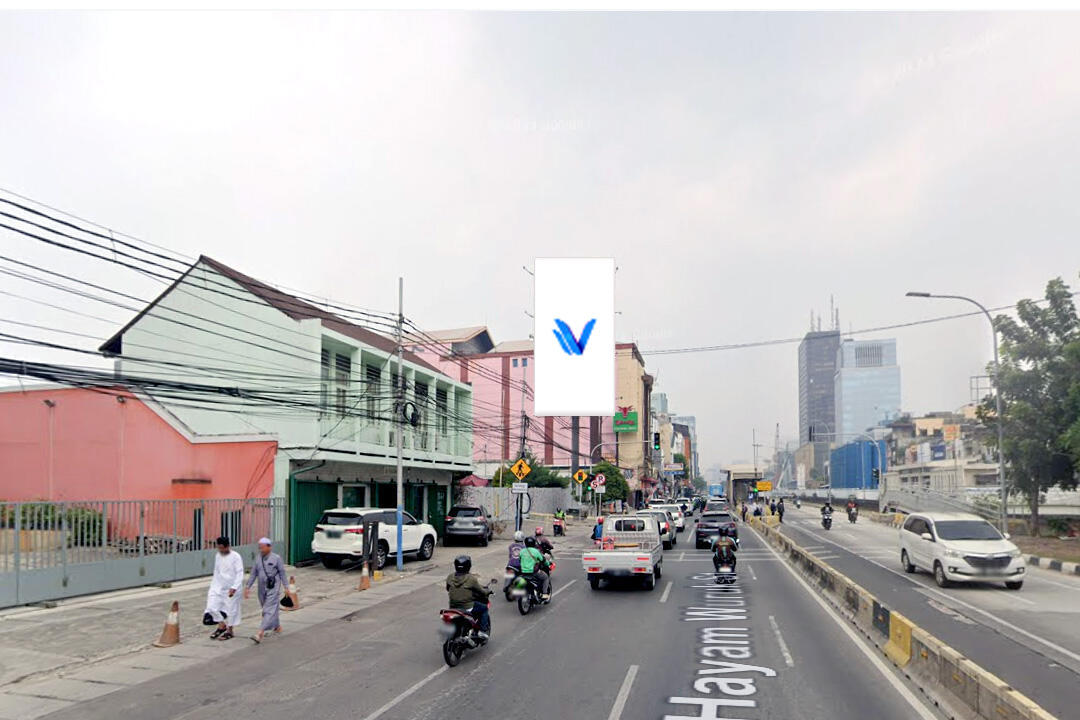 Billboard Jl. Hayam Wuruk (SPBU Hayam Wuruk), Jakarta Barat