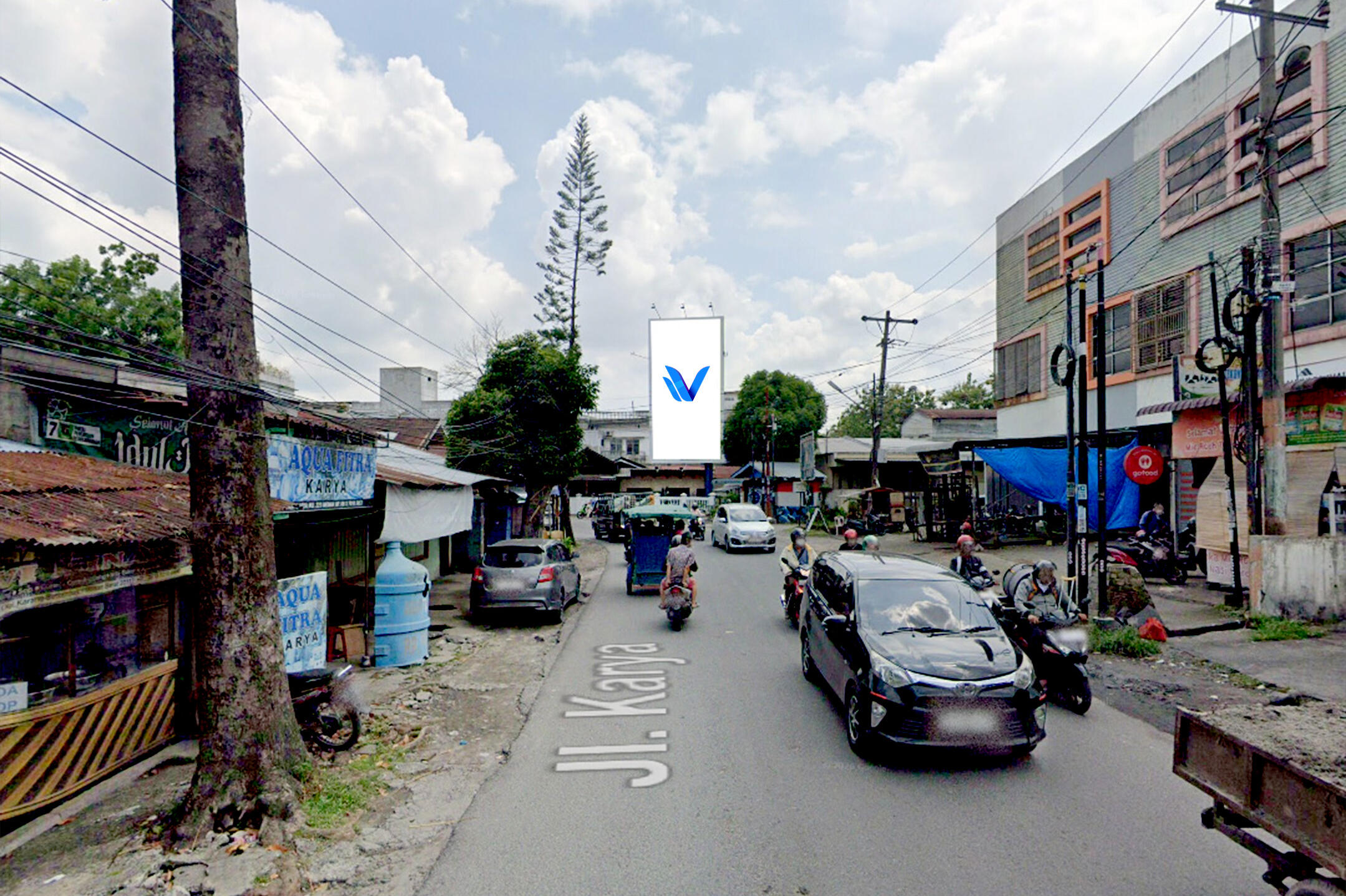 Billboard Jl. Karya (Karang Berombak), Medan