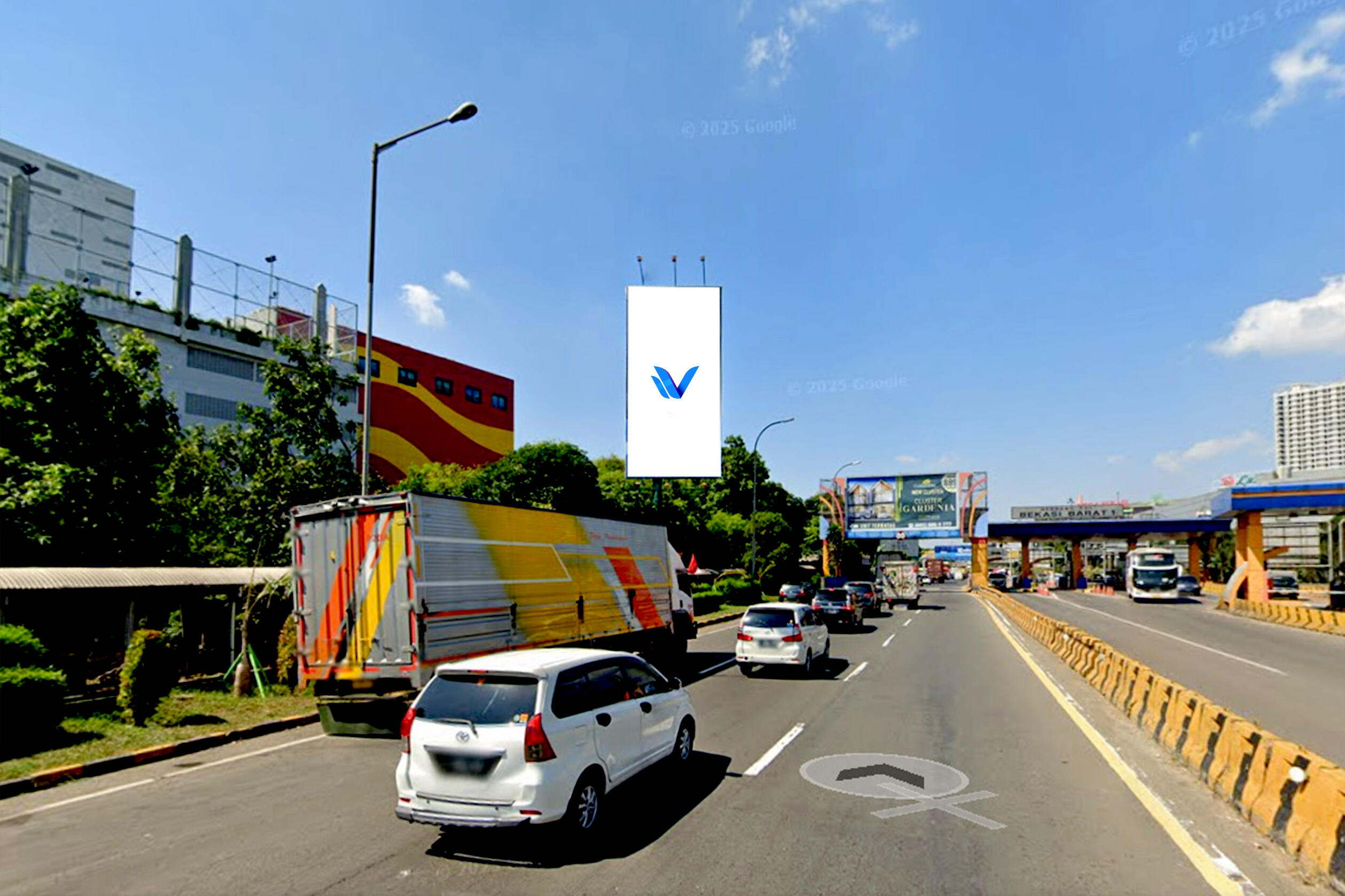 Billboard TOL GATE BEKASI BARAT 1 RUMIJA (KM. 12+350 A), Bekasi
