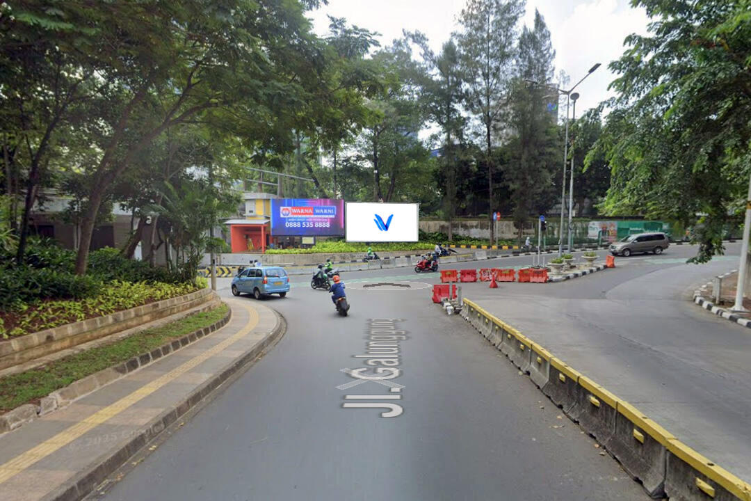 Billboard Jl. Margono Mangundirjo - Jl. Karet Pasar Baru Timur, Jakarta Pusat