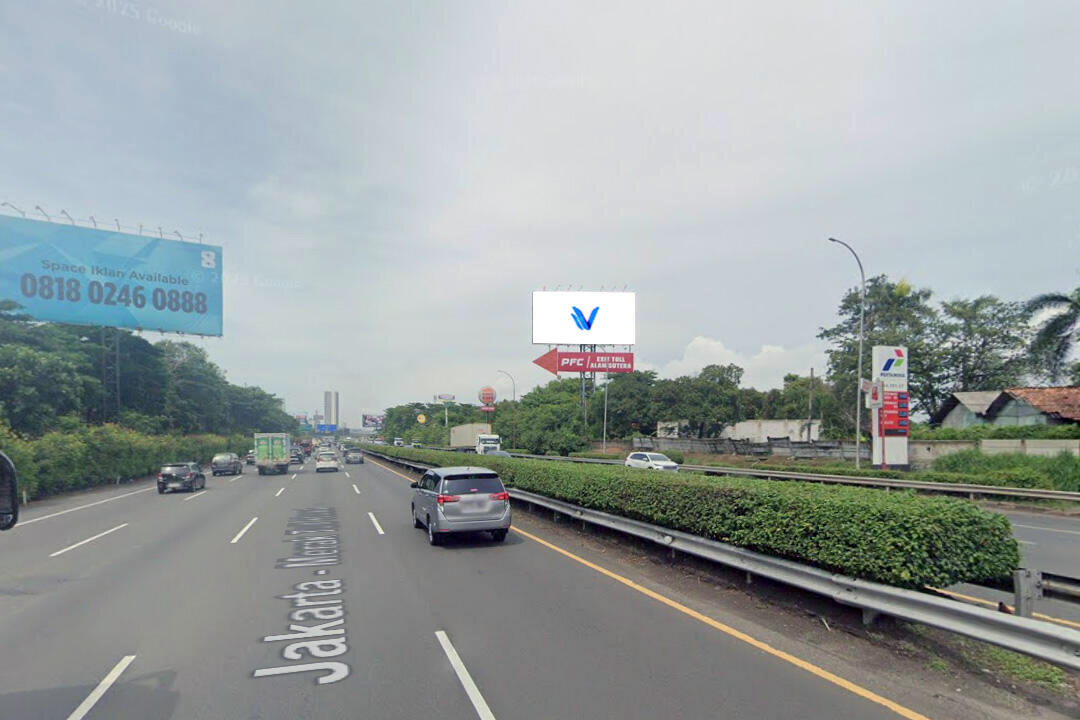 Billboard Tol Jakarta Tangerang km 14 + 600B, Tangerang