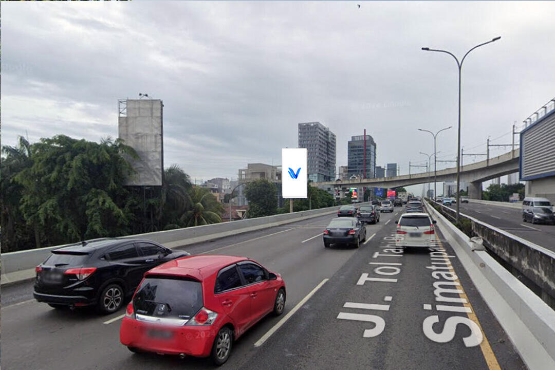 Billboard Jl. Tol Jorr TB Simatupang (Depan ST MRT), Jakarta Selatan