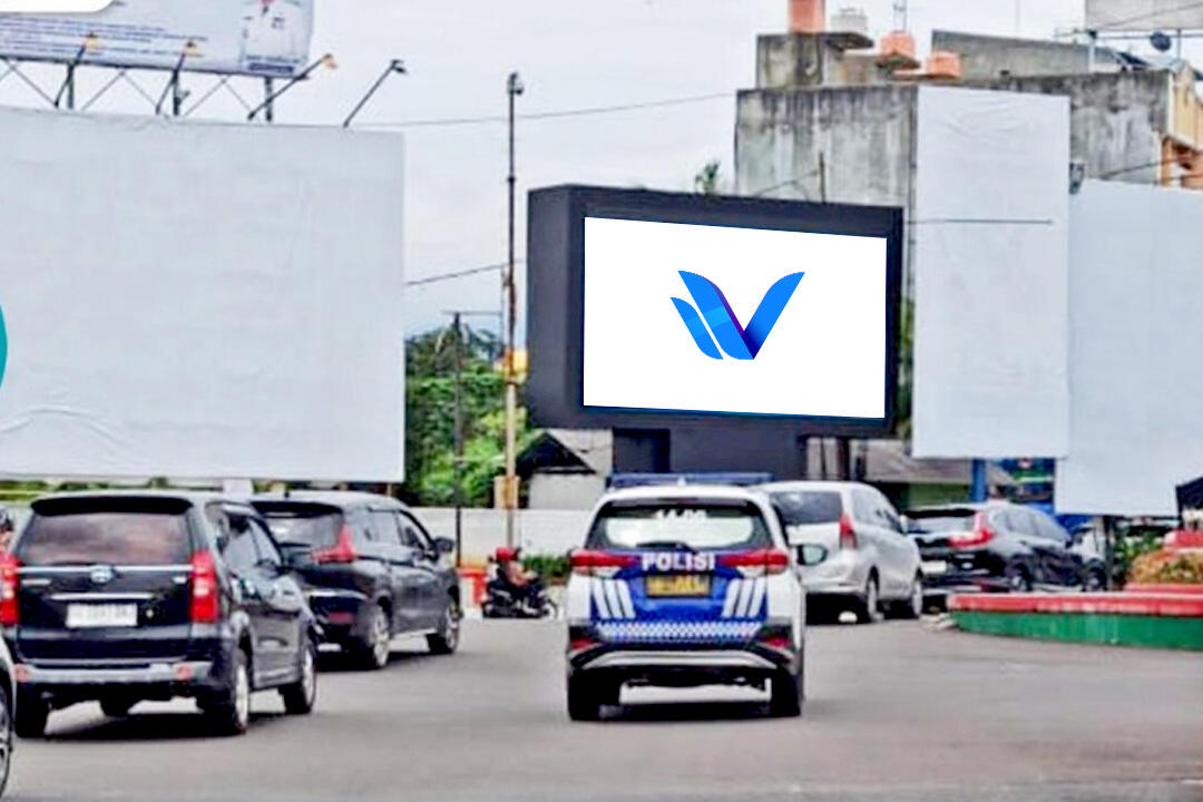 Videotron JL. Diponegoro - JL. A. Yani (Bundaran Gajah), Lampung