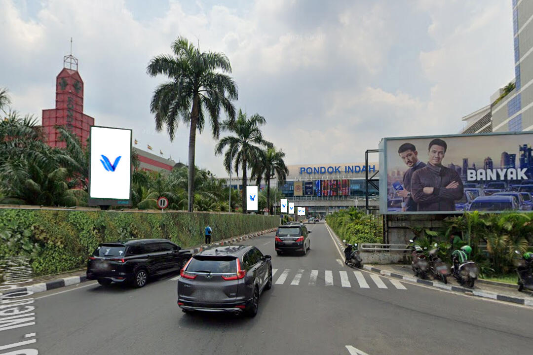 Videotron Jl. Metro Pondok Indah (PIM 1), Jakarta Selatan