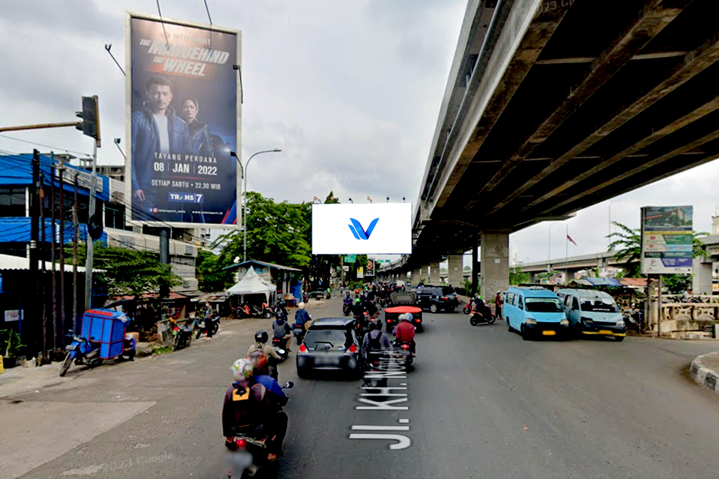 Billboard JL. KH. Noer Alie - Kalimalang Sumber Artha, Bekasi