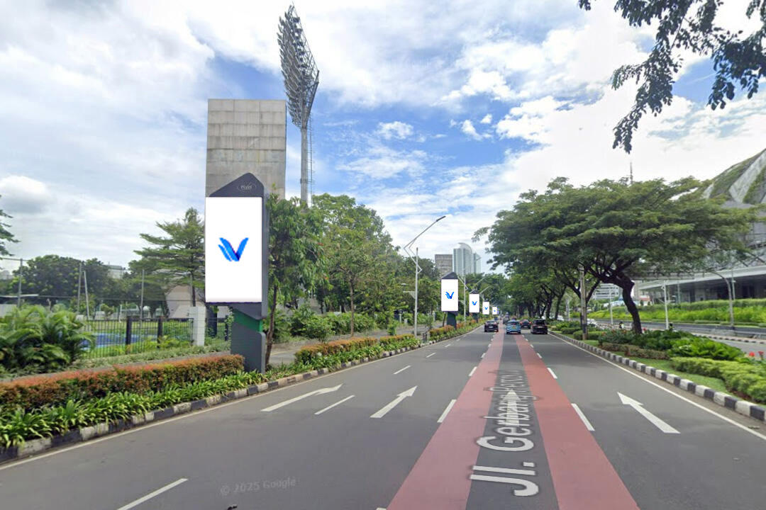 Videotron LED Runner GBK - Jl Gerbang Pemuda, Jakarta Pusat