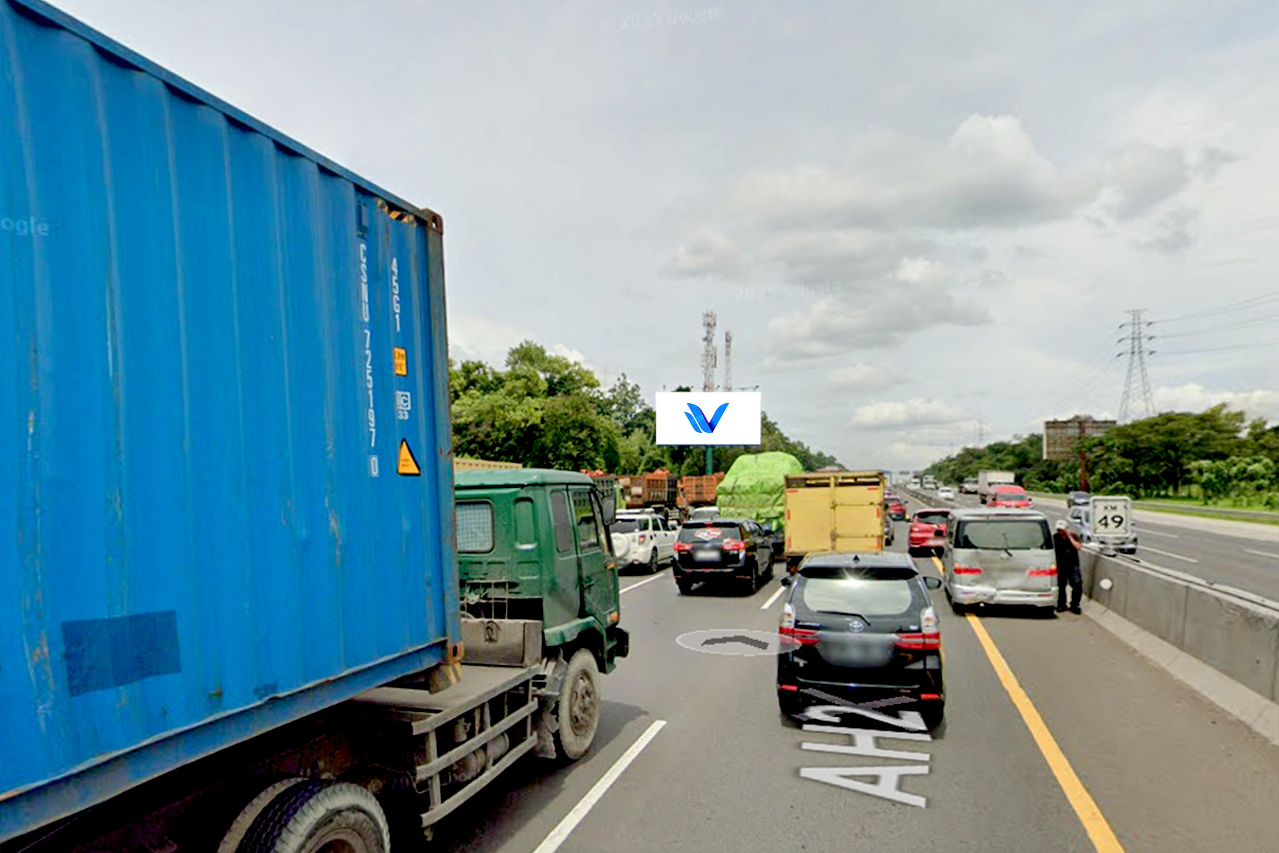 Billboard Tol Jakarta Cikampek Km 49 + 150A (Depan Hotel Delonix), Bekasi
