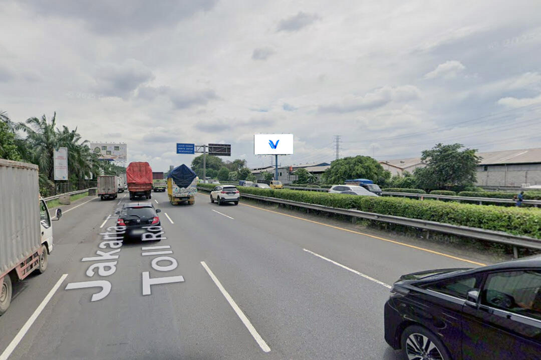 Billboard Tol Jakarta Tangerang KM 13+850 A (Keluar Rest Area KM 14), Tangerang