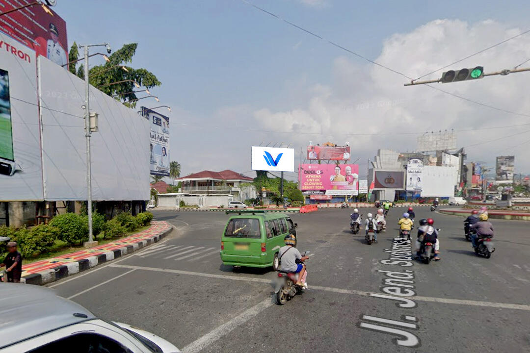 Billboard JL. Diponegoro - JL A. Yani (Bundaran Gajah) 1, Bandar Lampung