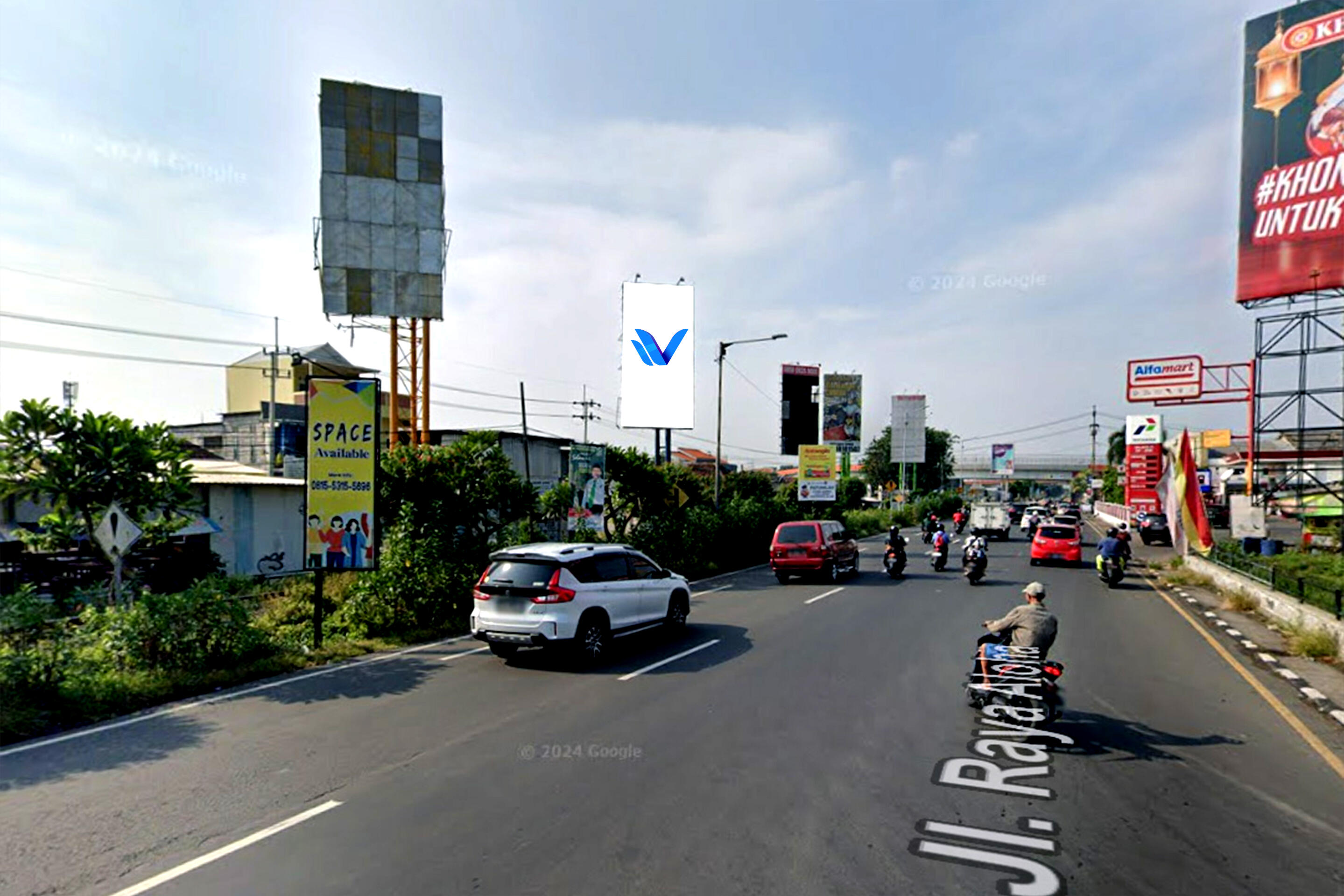 Billboard Jl. Raya Aloha Waru, Surabaya
