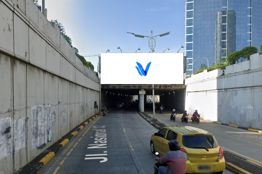 Billboard Underpass Pondok Indah Jl. Sultan Iskandar Muda, Jakarta Selatan