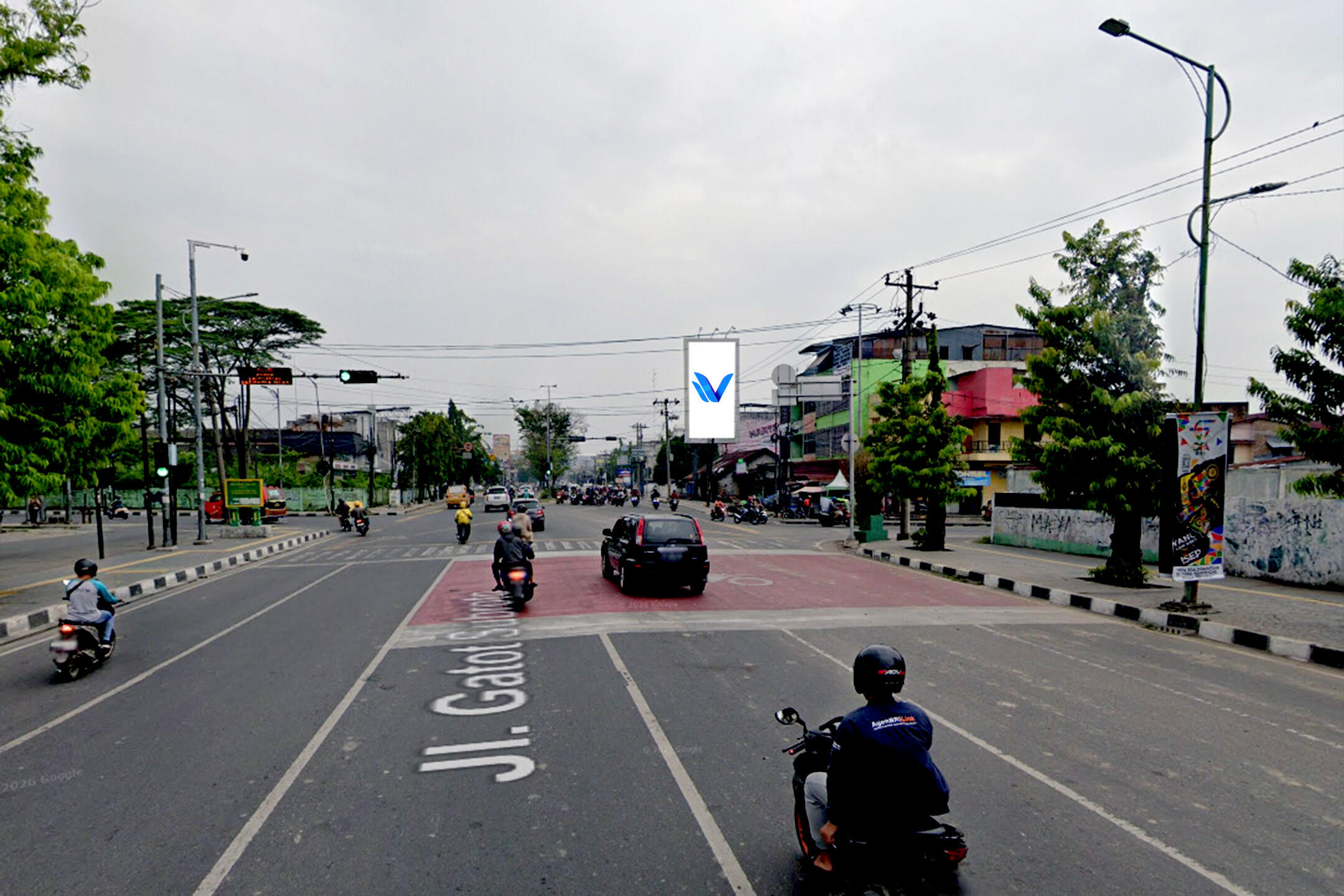 Billboard Jl. Gatot Subroto (Sp. Iskandar Muda), Medan