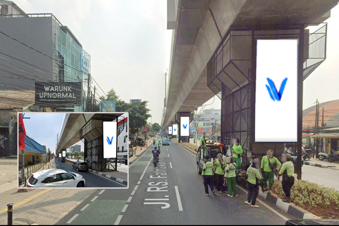 Billboard STATIC CIPETE – SET 5 JL. RS Fatmawati Raya, Cipete, Jakarta Selatan