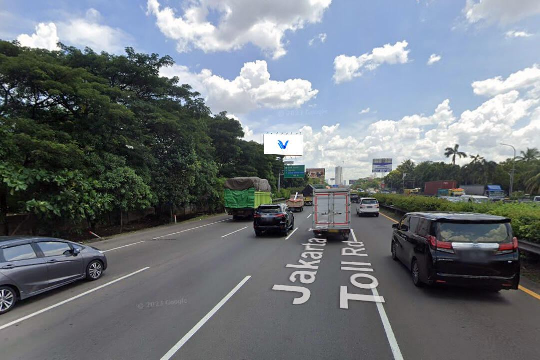 Billboard Tol Jakarta Tangerang KM 14+400A, Tangerang