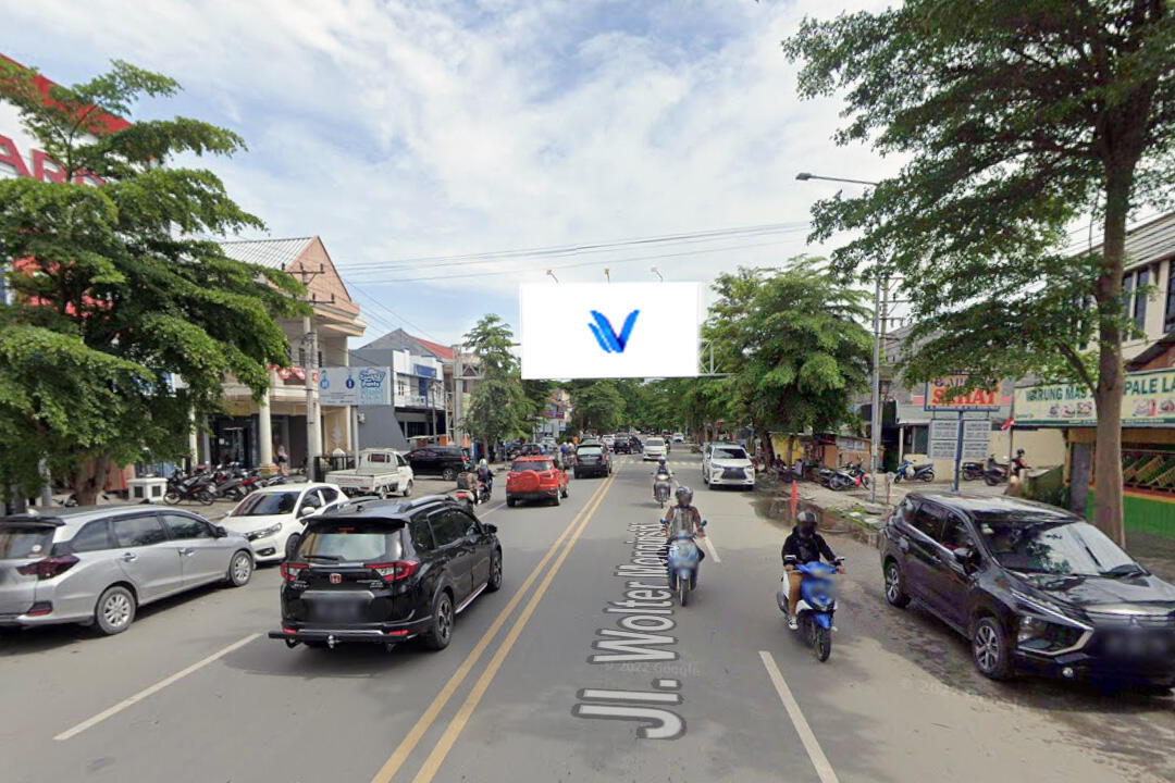 Billboard Jl. W. Monginsidi, Lolu Utara, Kota Palu