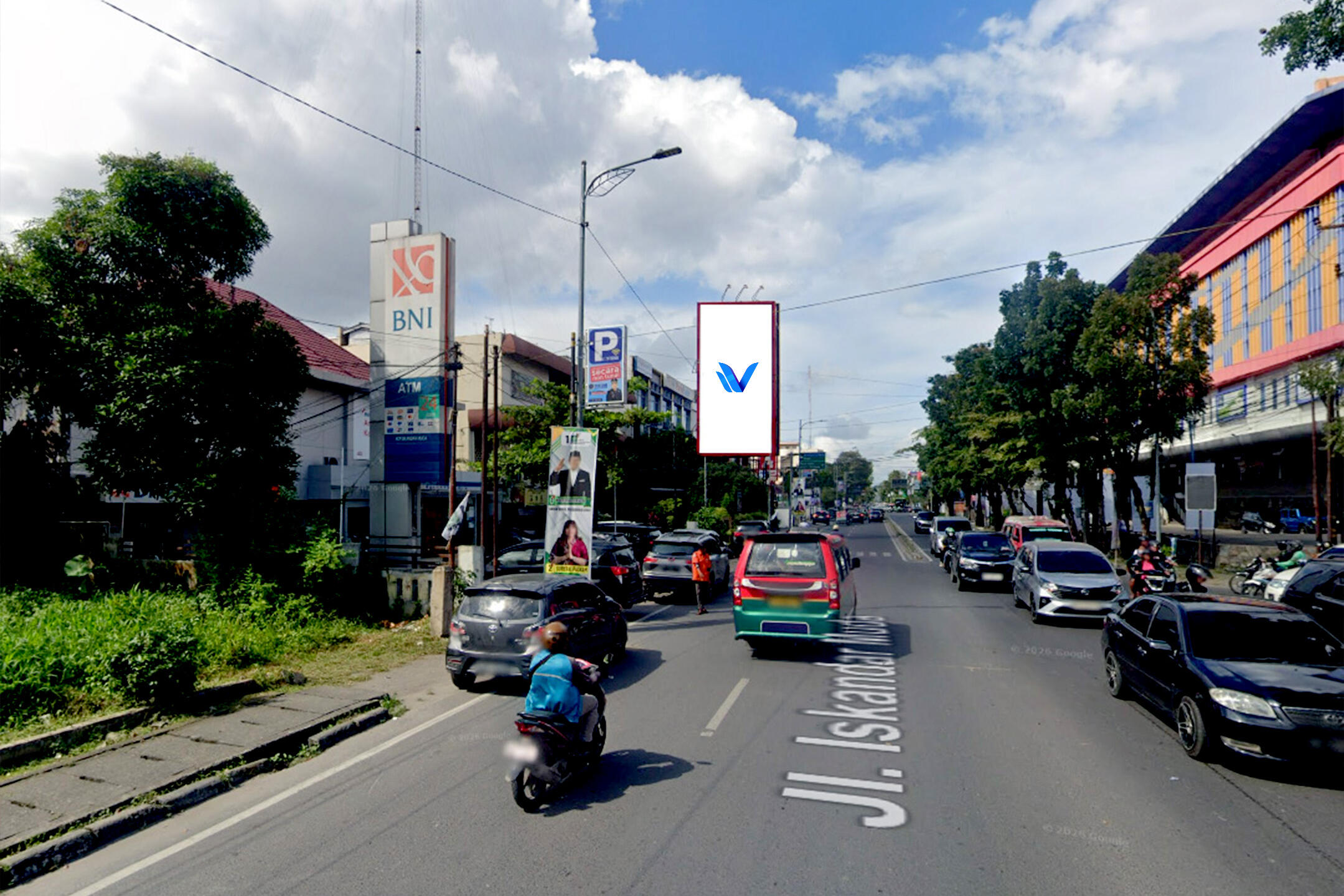 Billboard Jl. Iskandar Muda Simp. Jl. Hasanuddin, Medan