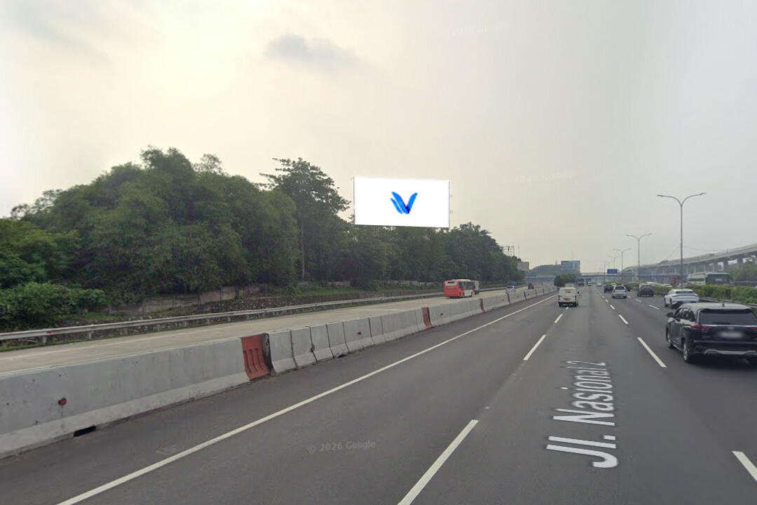 Billboard Toll Jagorawi Km 13+200 (Exit Tol Cibubur), Jakarta Timur