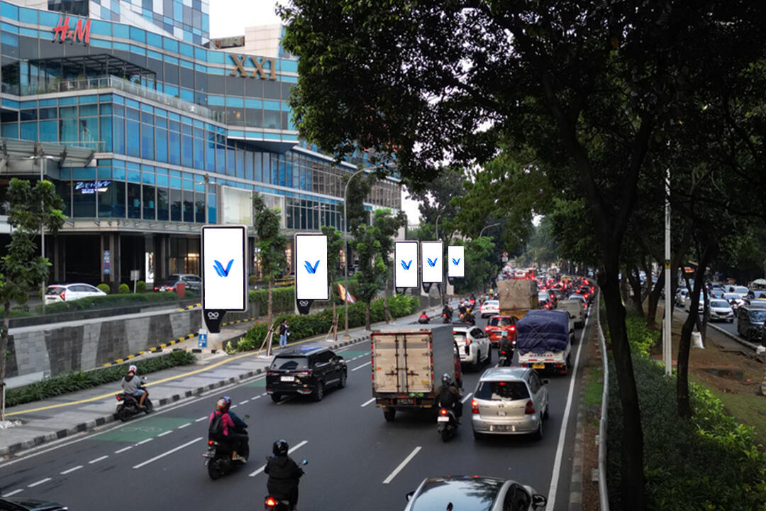 Videotron LED Kota Kasablanka Mall, Jakarta Selatan
