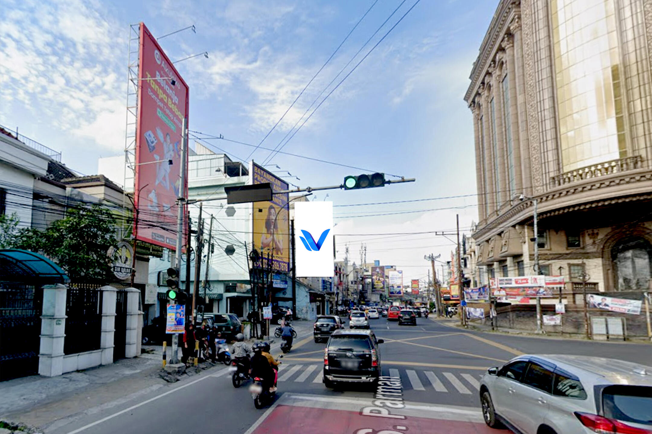 Billboard JL. S. PARMAN. SIMP. JL. KEJAKSAAN, MEDAN