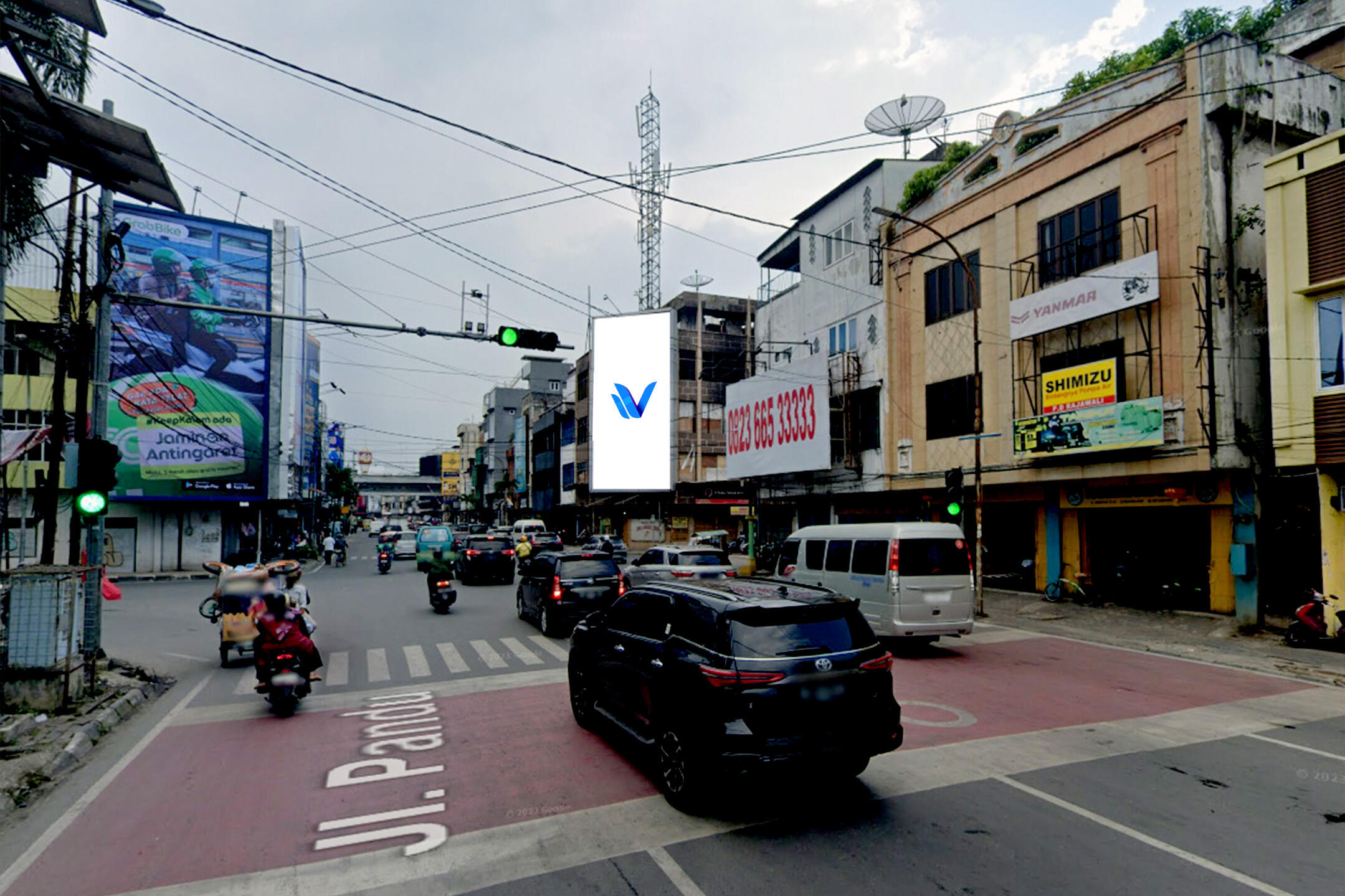 Billboard Jl. Pandu Simp. Jl. Cirebon, Medan
