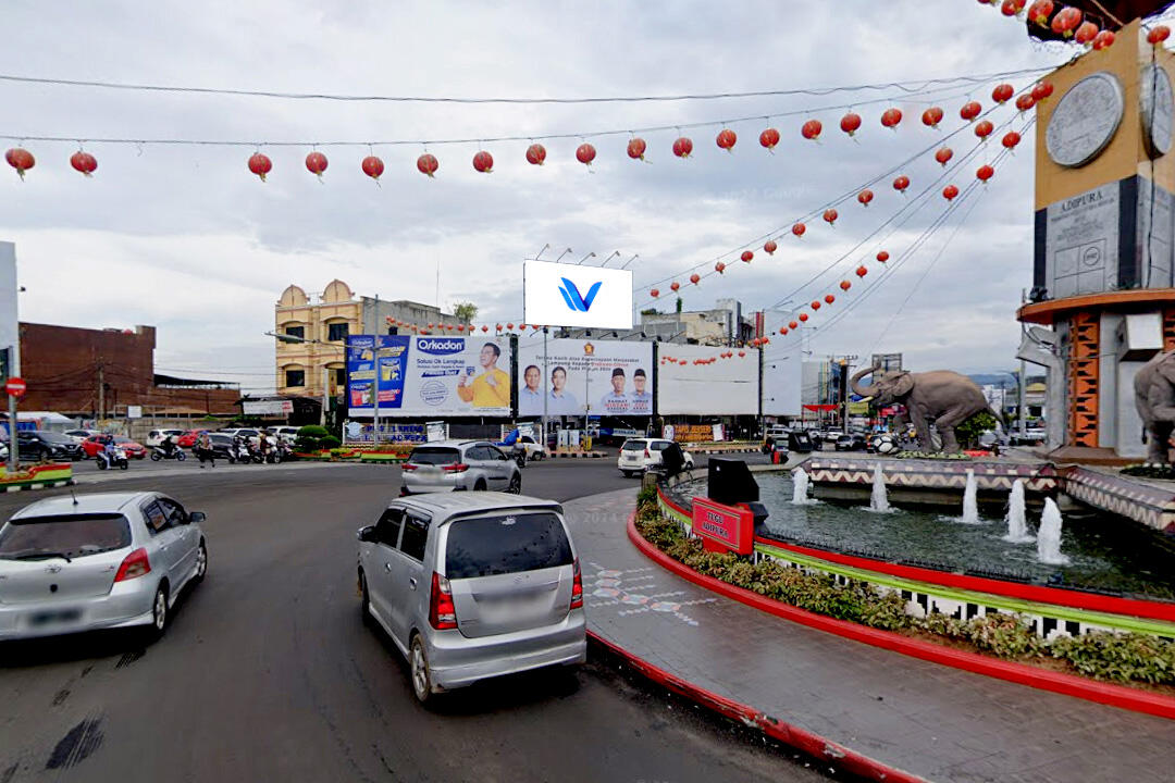 Billboard Jl. Bundaran Gajah ( Tugu Adipura), Lampung